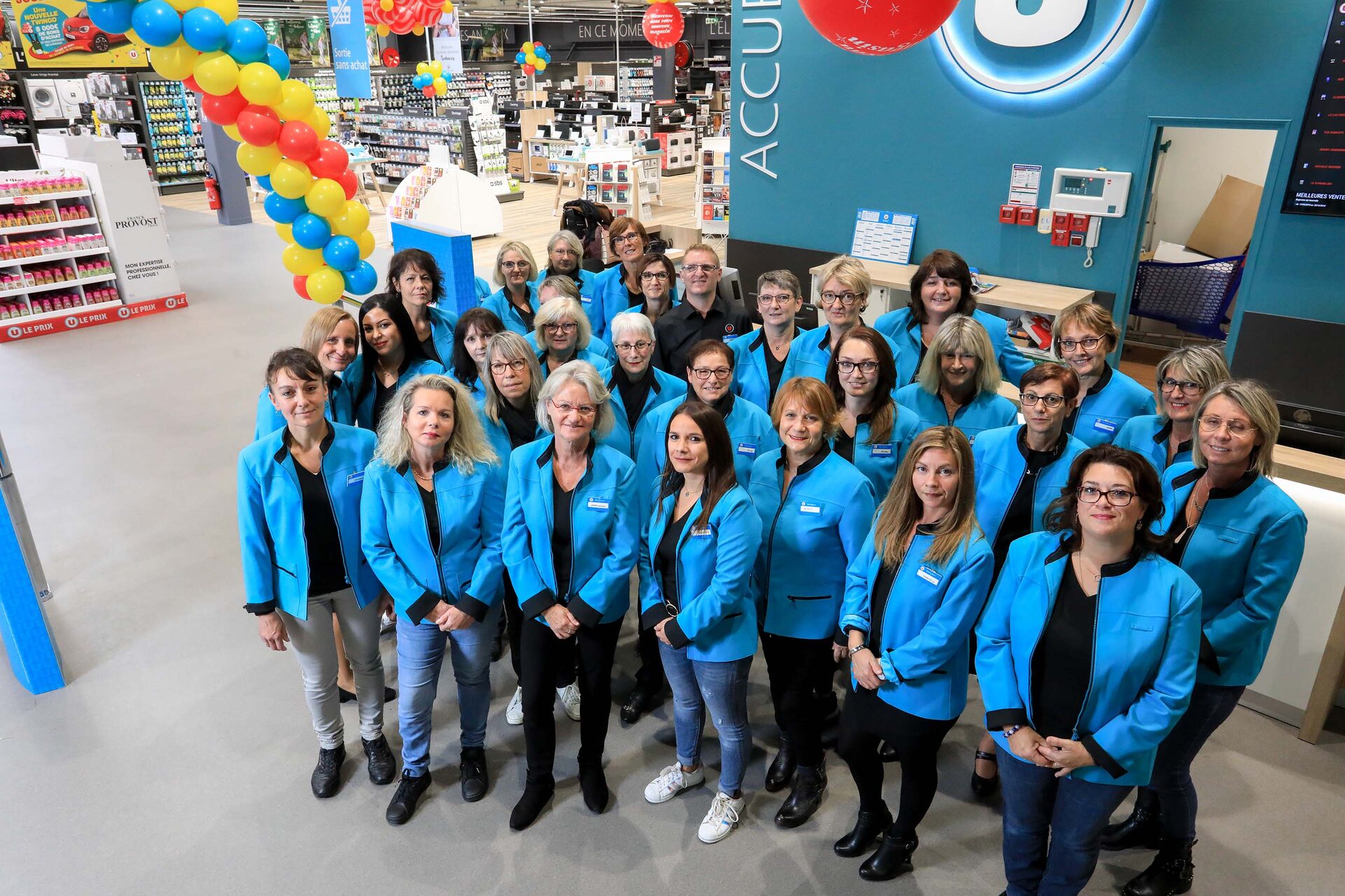 Équipe en magasin